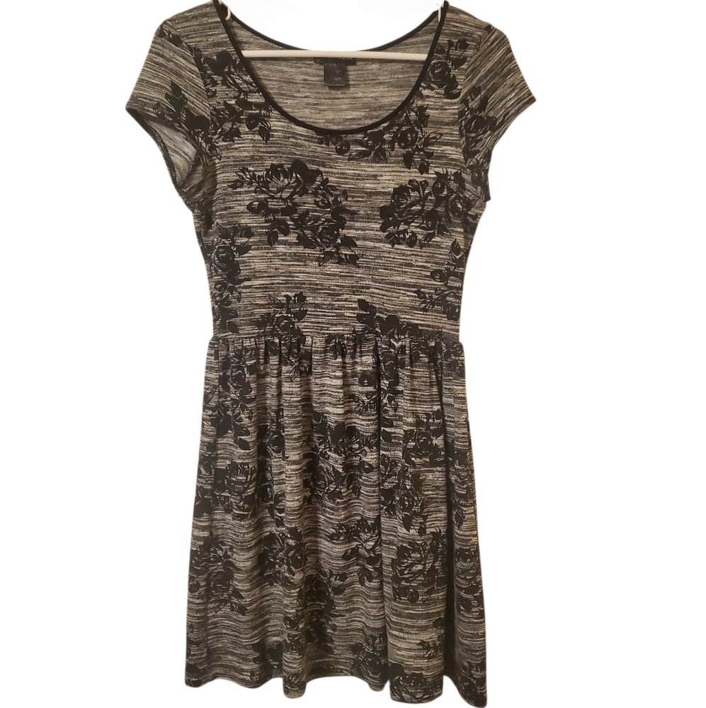 Womens Large AQUA Skater Mini Dress